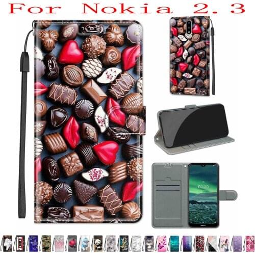 Sunjolly Case for Nokia 2.3 Wallet Stand Flip PU Leather Phone Case Cover coque capa for Nokia 2.3 Case for Nokia 2.3 Cover