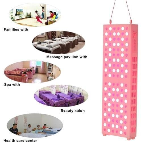 2020 skin treatment light Anti-aging Pain Relief Health Care 200W LED Red Light Therapy Panel With time countdown display