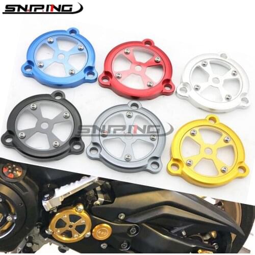 Motorcycle CNC front drive shaft protection cover For Yamaha TMAX 530 T-MAX 530 2012-2018 engine stator protection cover