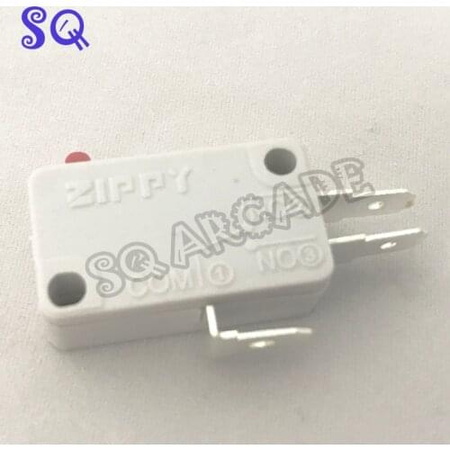100pcs/lot White ZIPPY Microswitch Micro switch for Arcade Joystick 3 Terminals for Acade Game Machine/Accessories/Parts