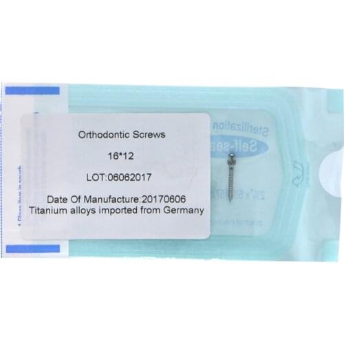 16*12 Dental Orthodontic Matching Tool Micro Screw Driver for Implants Self Drilling Tool