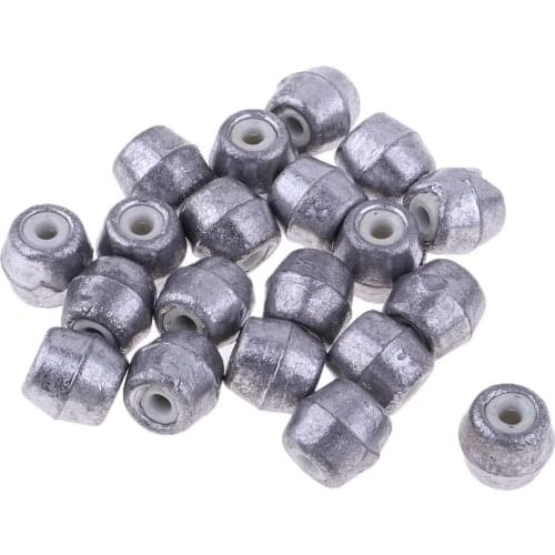 20pcs Fishing Sinkers Weights Kit Worm Fishing Sinker Weight