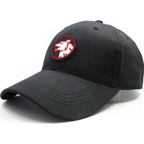 2021 Cartoon Wolf Head Embroidery Cotton Baseball Cap Hip-hop Adjustable Snapback Hats for Men and Women 253