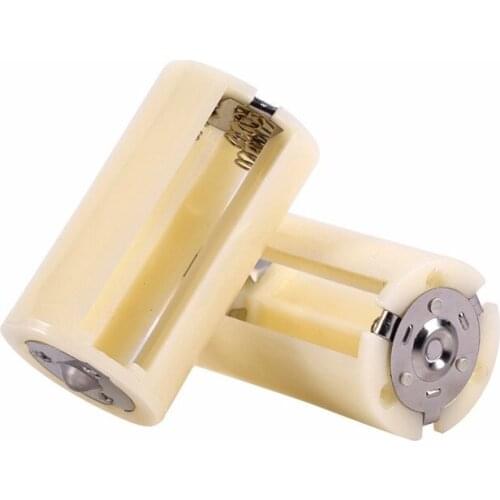 3 AA To D Battery Convertor Adapter DIY 3 AA To D Size Battery Holder Cases Box Convert Switcher