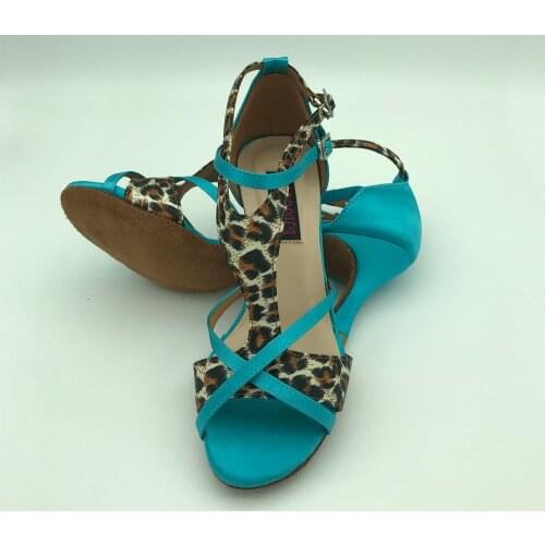 7.5cm heel Latin Dance Shoes For women Salsa shoes pratice shoes comfortable latin shoes 6252BLL low heel high heel available