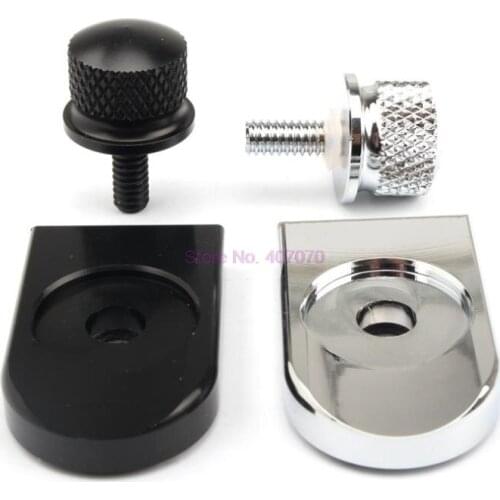 By DHL or Fedex 50pcs 1/4-20 Motorcycle Seat Bolt Tab Screw Mount Knob Cover for Harley