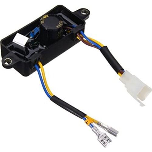 Diesel Generator Automatic Voltage Regulator AVR for 2-3KW Single Phase Gasoline Generator Black