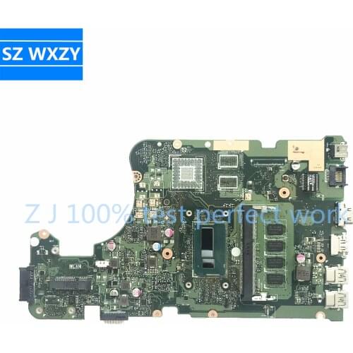 SZWXZY For ASUS X555LA Laptop Motherboard X555LD REV:3.1 i3-4010 CPU 4GB RAM DDR3L BOARD 100% Tested Fast Ship