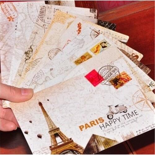 9pcs /lot "Retro Landscape Creativity" Postcard Set / Greeting Card Assorted / Birthday Cards Lot