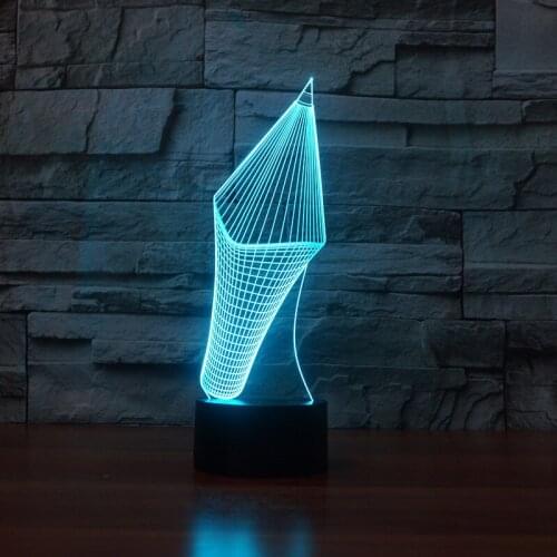 Fullsun New Visual Stereo Pencil Nightlight Creative 3d Light Fixtures Novelty Led Usb Kids LampChristmas Gift Childrens Toys