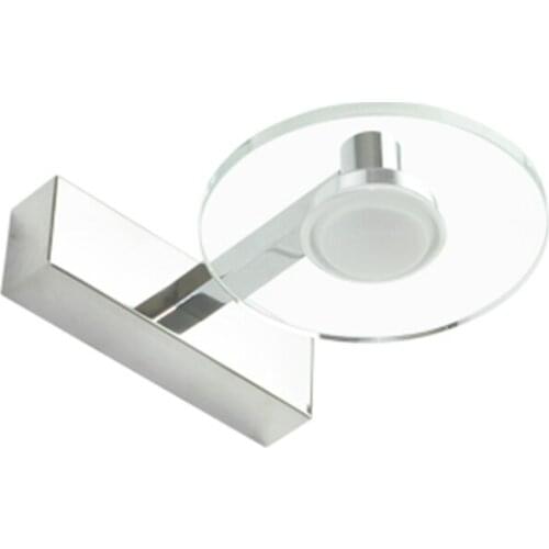 Single Head Anti Fog Antirust Mirror Front Lamp LED Crystal Wall Light Bathroom Toilet Vanity Mirror Lamp Free Shipping