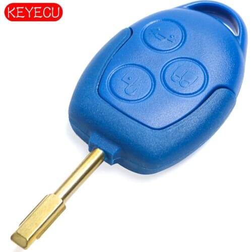 Keyecu GENUINE Remote Key FOB 3 Button 433MHz 4D63 Chip for Ford Transit WM VM 2006-2014 Transit