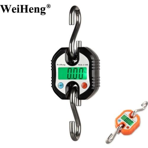 Crane Scale 150KG 200kg 300KG 500kg Portable Digital Stainless Steel Hook Hanging Scales Loop Fish Heavy Duty Weighing Balance