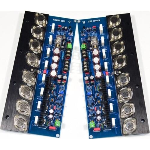 KSA100 Gold-sealed Tube High-power HIFI Fever Grade Pure Post-stage Adjustable Class A Power Amplifier Board (pair)