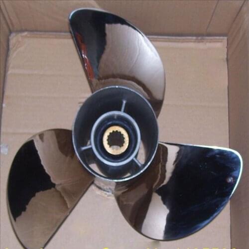 Propeller for Tohatsu yamaha 2- 4 stroke 85-115HP outboard Motor Parts 19 inch stainless steel 13*19-K