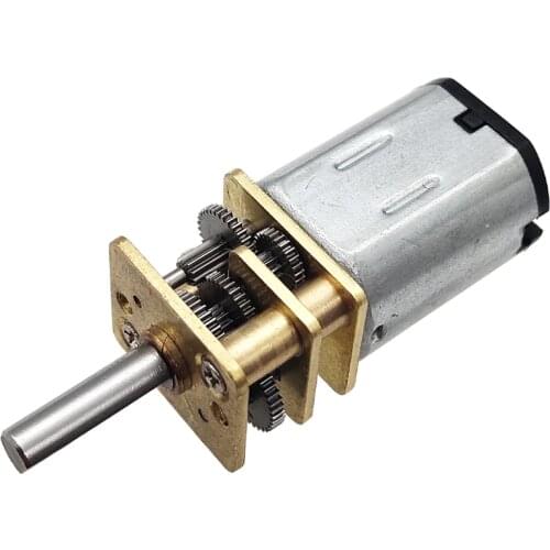 N20 Nicro DC Gear Motor DC 3V 6V 12V 15RPM-1000RPM Support Reverse Rotation Electric Mini Motor For Robot Toys DIY Smart Device