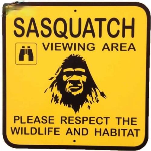 Personality Sasquatch Sign DIY Motorcycle Car Stickers Vinyl Car Wrap Decal Bumper Scratch-proof Decoration Apply To Car Window