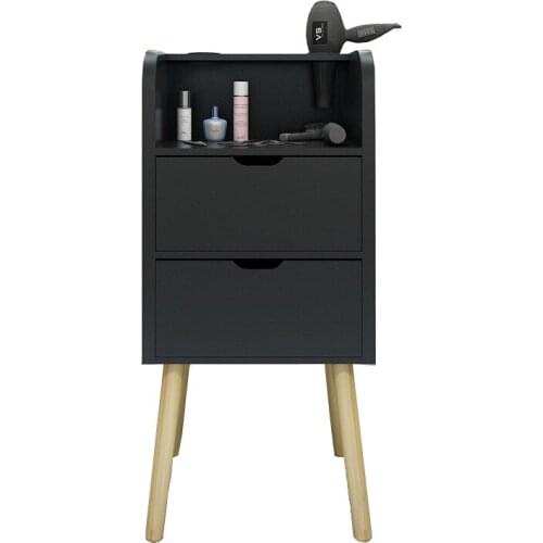 Hair salon tool cabinet barber shop beauty shop simple low cabinet storage cabinet drawer cabinet solid wood legs