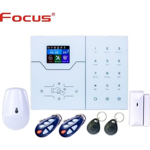 English French Spanish Text Menu HA-VGW Wifi Alarm GSM Alarm system Wifi Smart Home Security Burglar Alarm With 32 Wireless Zone