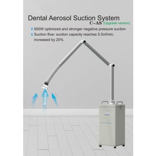 Dental Aerosol Suction System Oral Surgical Dental Aerosol Suction Machine UVC + 4 Layer Filter Portable Dental Suction Unit