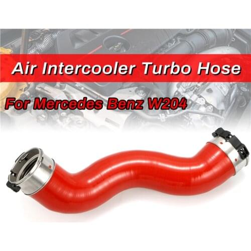 1pc Turbocharged Intake Pipe for Mercedes-Benz W204 Car Air Intake Pipe High Quality Red Air Intercooler Turbo Intake Manifold