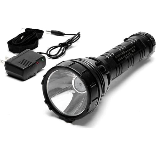 Bright 8W Led Torch Portable Flaslight 4400mah 18650 Li Battery Rechargeable Long Burn Time For Camping Light Free Ship By DHL