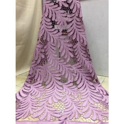 YG-609 special 5 yards/pcs embroidered African french lace net tulle fabric with super quality