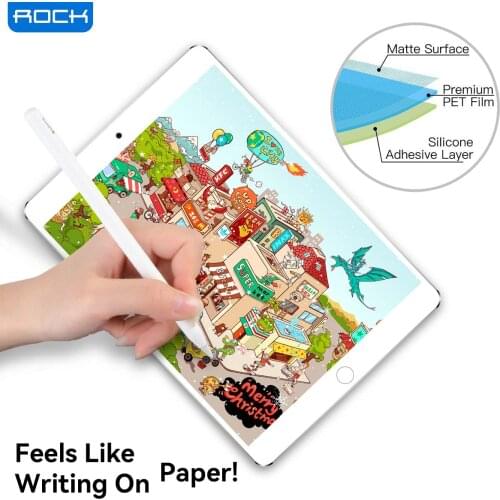 ROCK Paper like Screen Protector For iPad 2019 10.5'' Case Scratch Matte Protection Film For iPad Mini 5 Anti-Fingerprint screen