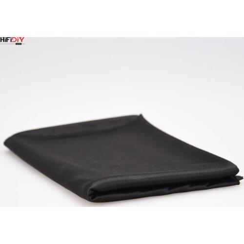 HIFIDIY LIVE Speaker Grill Cloth Stereo Fabric Gille Mesh Cloth Speaker Protective Accessories Black Soft pore 1.5*0.5