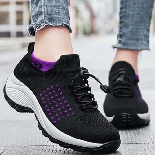 2021 Womens Sneakers Chunky Shoes Woman Mesh Casual Sneakers For Women Increased Comfortable Shoes For Ladies Walking Footwear