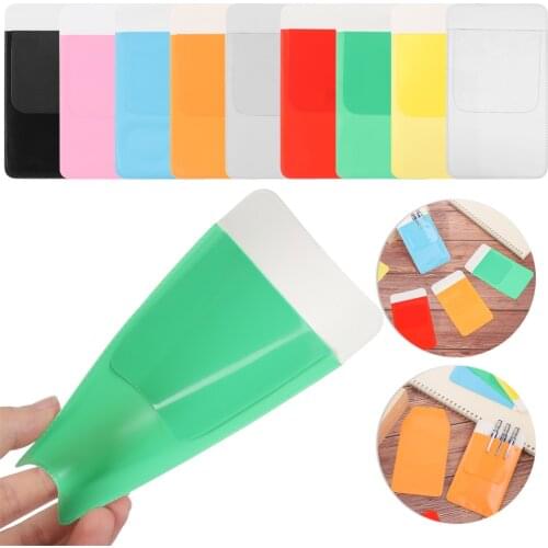 1PC Colorful PVC Pocket Protector Holder Leak-Proof Pen Pouch Doctors Nurses Bag Anti Pen Leaks Office Hospital Supplies