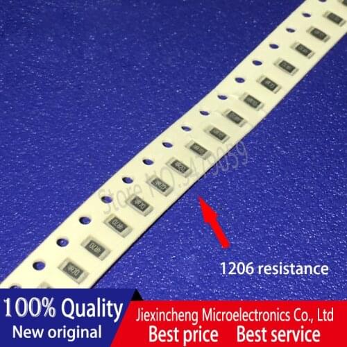 100PCS 1206 0.1% 300K 330K 390K 470K 499K 560K 680K 750K Ohm 25ppm High precision chip resistor