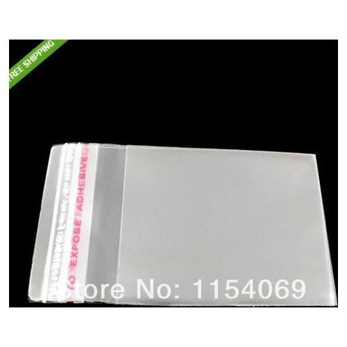 400pcs/lot Clear Resealable Cellophane/BOPP/Poly Bags 10x27cm Transparent Opp Bag Packaging Plastic Bags Self Adhesive Seal