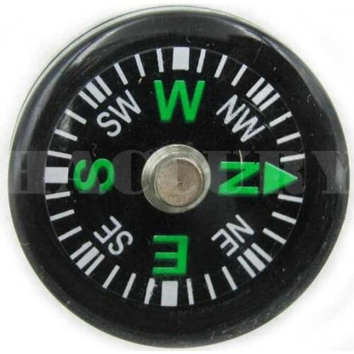 50 pieces/Lot) Diameter 20mm Marine Compass Pocket Compass for Inclinometer Level Ruler Emergency Survival Tool
