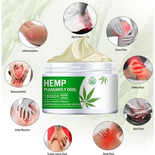 Hemp Balm Ointment Rheumatism Arthritis Relieve Muscle Pain Neck Back Shoulder Body Pain Hemp Cream