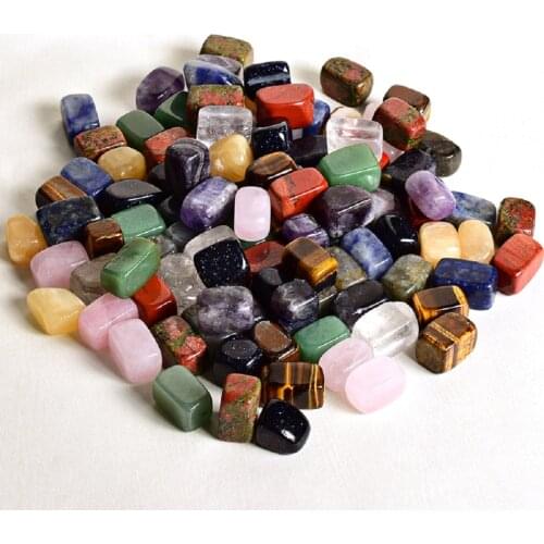 100g Tumbled Stone Beads and Bulk Assorted Mixed Gemstone Rock Minerals Crystal Stone for Chakra Healing Crystals and Gemstones