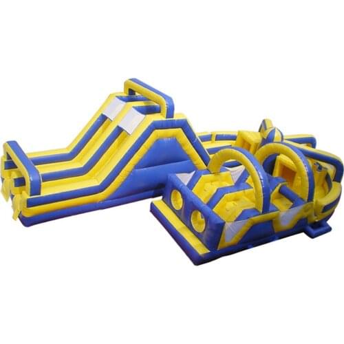Giant fun city inflatable obstacle course for sale