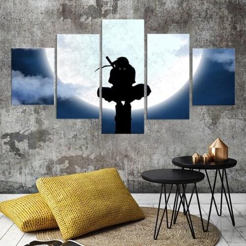 No Framed Canvas 5 Pcs Japan Anime Manga Wall Art Posters Pictures HD Paintings Home Decor Accessories Living Room Decoration
