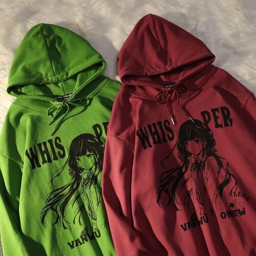 Anime Print Hoodie Womens Japanese Harajuku Hoodie Y2K Harajuku Clothing Retro Painting Summer Short Sleeve Hoodie Retro