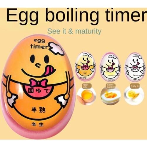 Egg Cooking Timer Kitchen Creative Multi-function Egg Timer Hot Spring Egg Runny Egg Observer Reminder Artifact Kitchen Tools