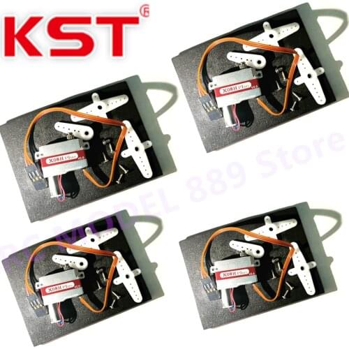 KST X08H Plus Metal Gear 4.8kg.cm@ 9g Digital Wing Coreless Servo for RC Model Operation Voltage 3.8-8.4V