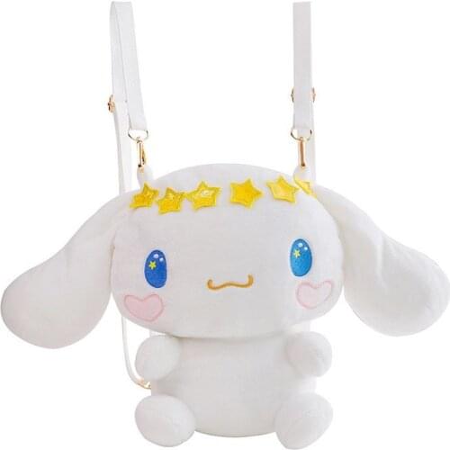 30Cm Takara Tomy Cartoon Japan Anime Figure Babycinnamoroll Sanrio Plush Dolls Toy Fashion Backpack Birthday Gift Toys for Girls