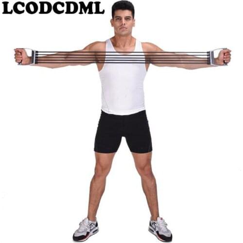 Multi - functional Rally rope fitness equipment home spring tensioner extension spring men and women models