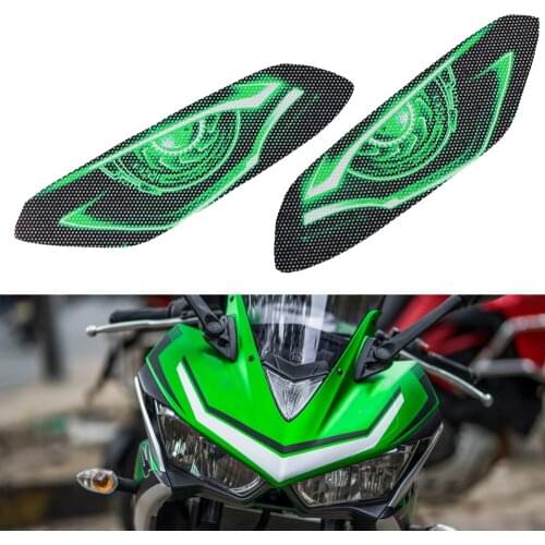 Motorcycle 3D Front Fairing Headlight Stickers Guard Head Light Protection Sticker For YAMAHA YZF-R3 YZFR3 YZF R3 2018 2019 2020