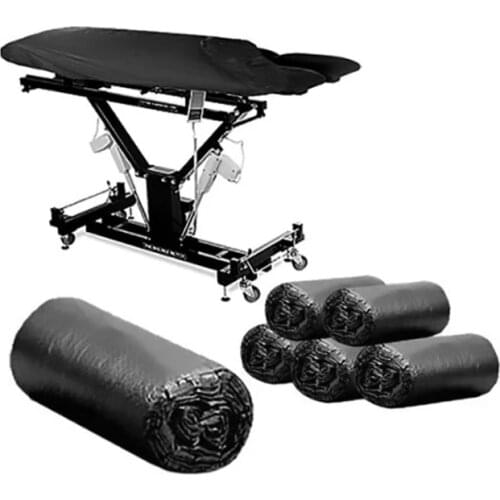 Disposable Black CPE Bed Cover Beauty Salon Tattoo Equipment Anti-dust Cover