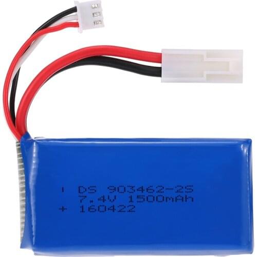 Original FT009 7.4V 1500mAh Li-Po Battery Boat Spare Part for Feilun FT009 RC Boat