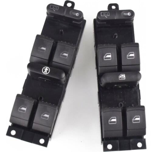 Car Power Window Switch Panel Master Console Control Switch for VW Passat B5 Jetta Bora MK4 Window Lock 1J4959857B