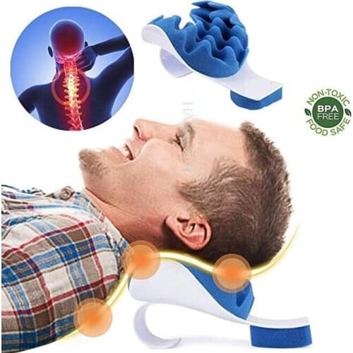 Neck shoulder relaxation Traction pillow For Orthopaedic Relief Neck And Support Shoulder Upper Spine Loose Pain Massage