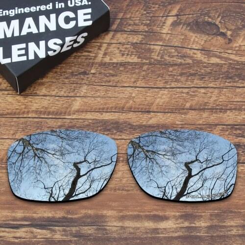 ToughAsNails Resist Seawater Corrosion Polarized Replacement Lenses for Oakley Jupiter Squared Sunglasses Metallic Silver