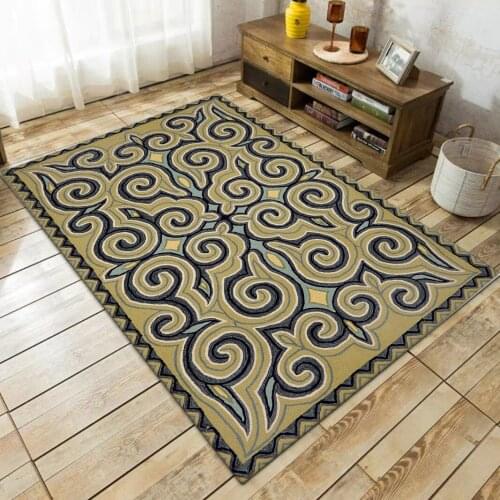 Nordic Retro 3D Printing Carpets For Living Room Bedroom Area Rugs Kids Room Play Tent Mats Home Decorative Carpet Bedside Floor